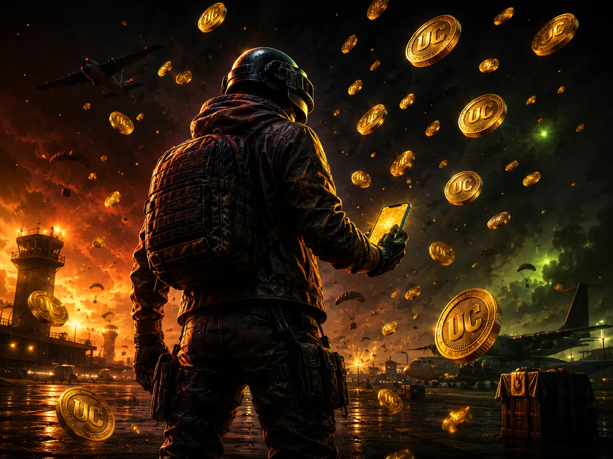 BGMI battleground with UC coins